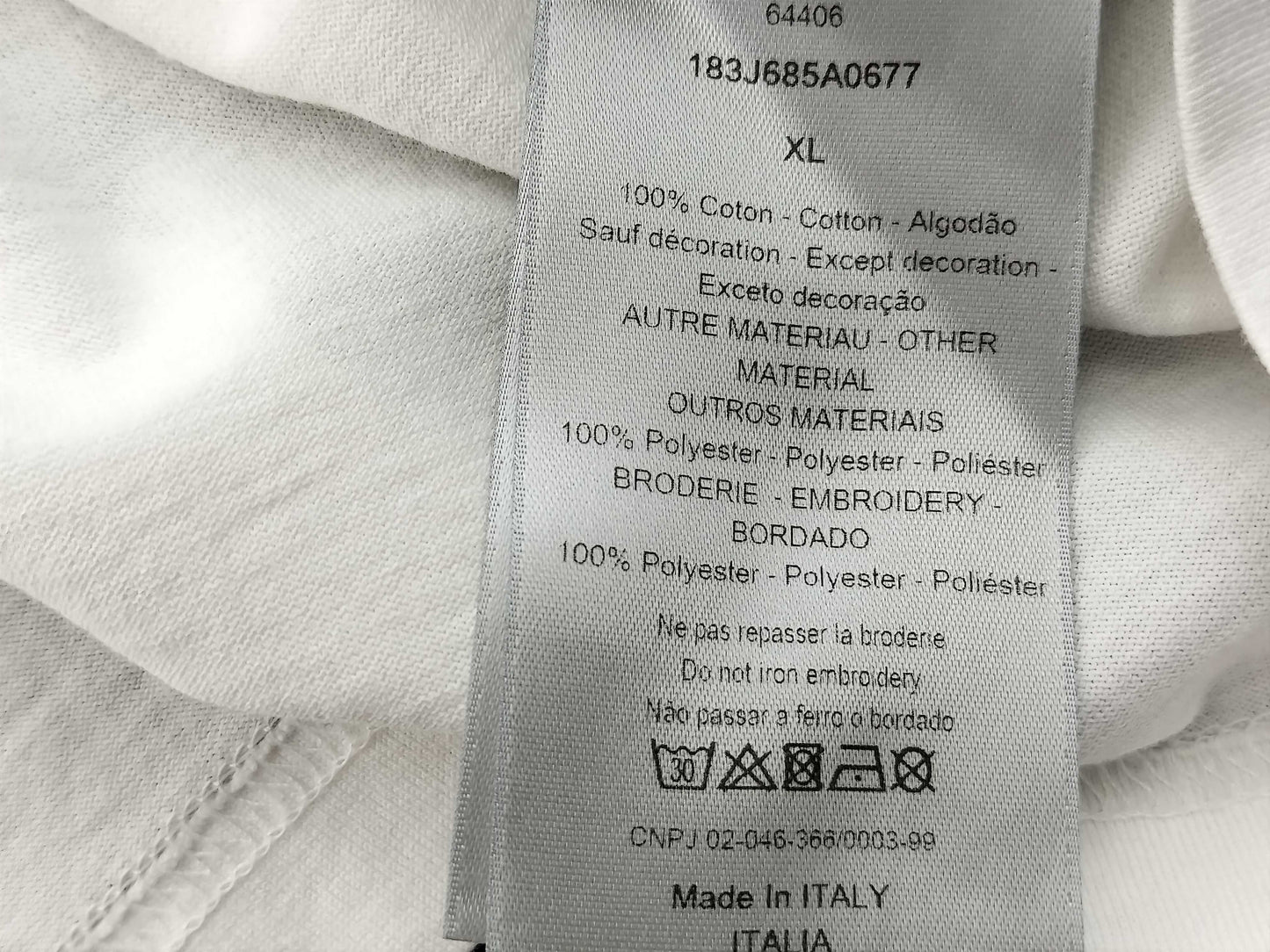 Dior Logo Embroidery T-Shirt