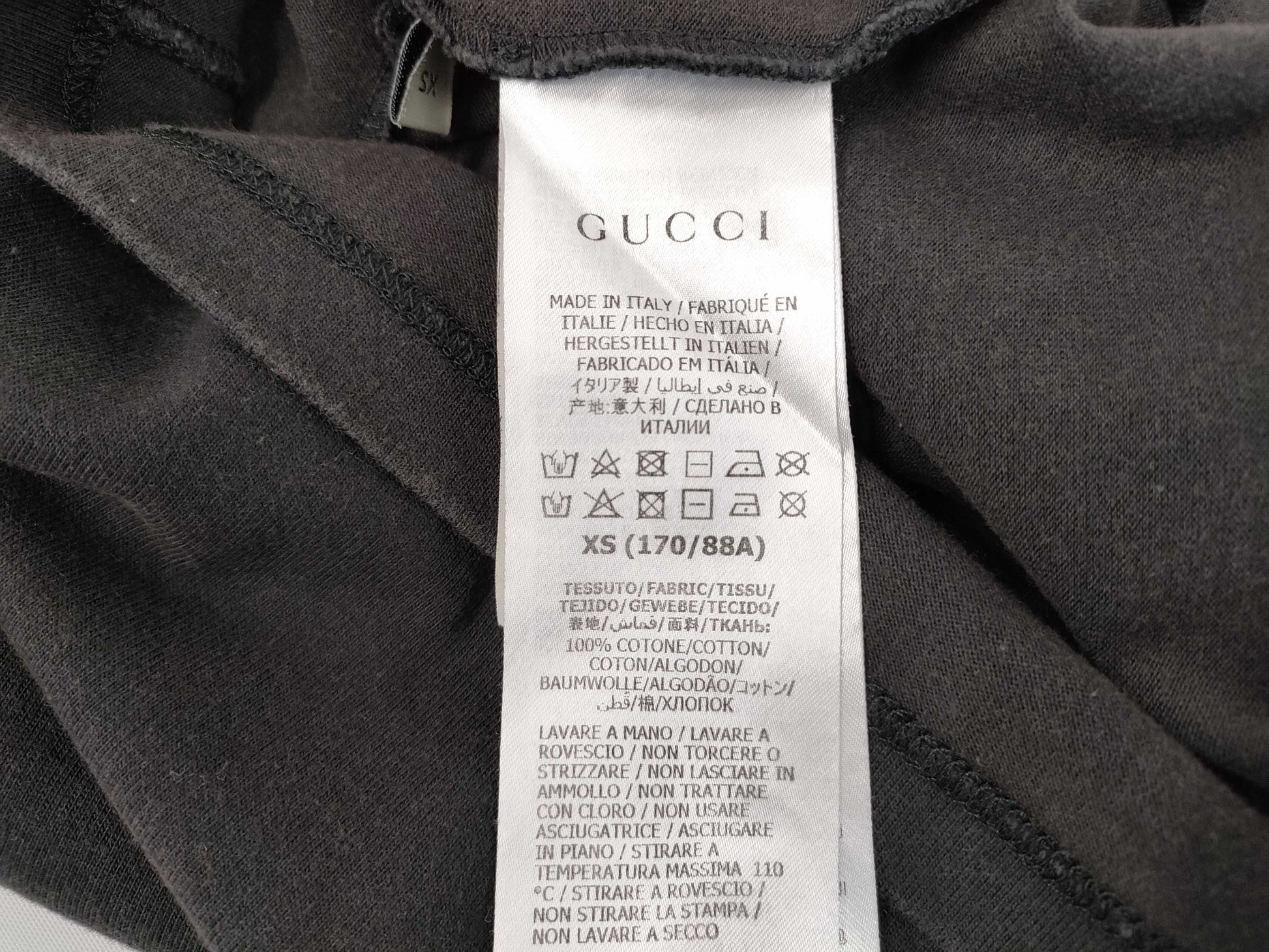 GUCCI Gucci Logo Print T-Shirt XS T-Shirt