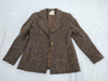 CHANEL 94A Brown and Purple Tweed Jacket P03459 42 Jacket
