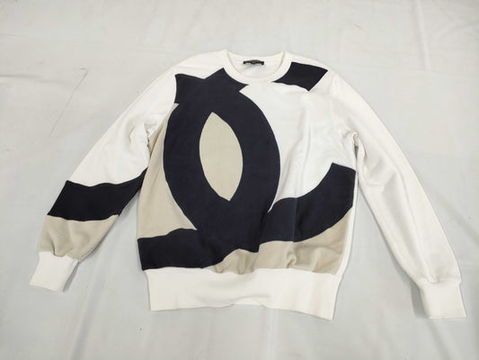 CHANEL Big Coco Mark Sweatshirt Size 40 Top
