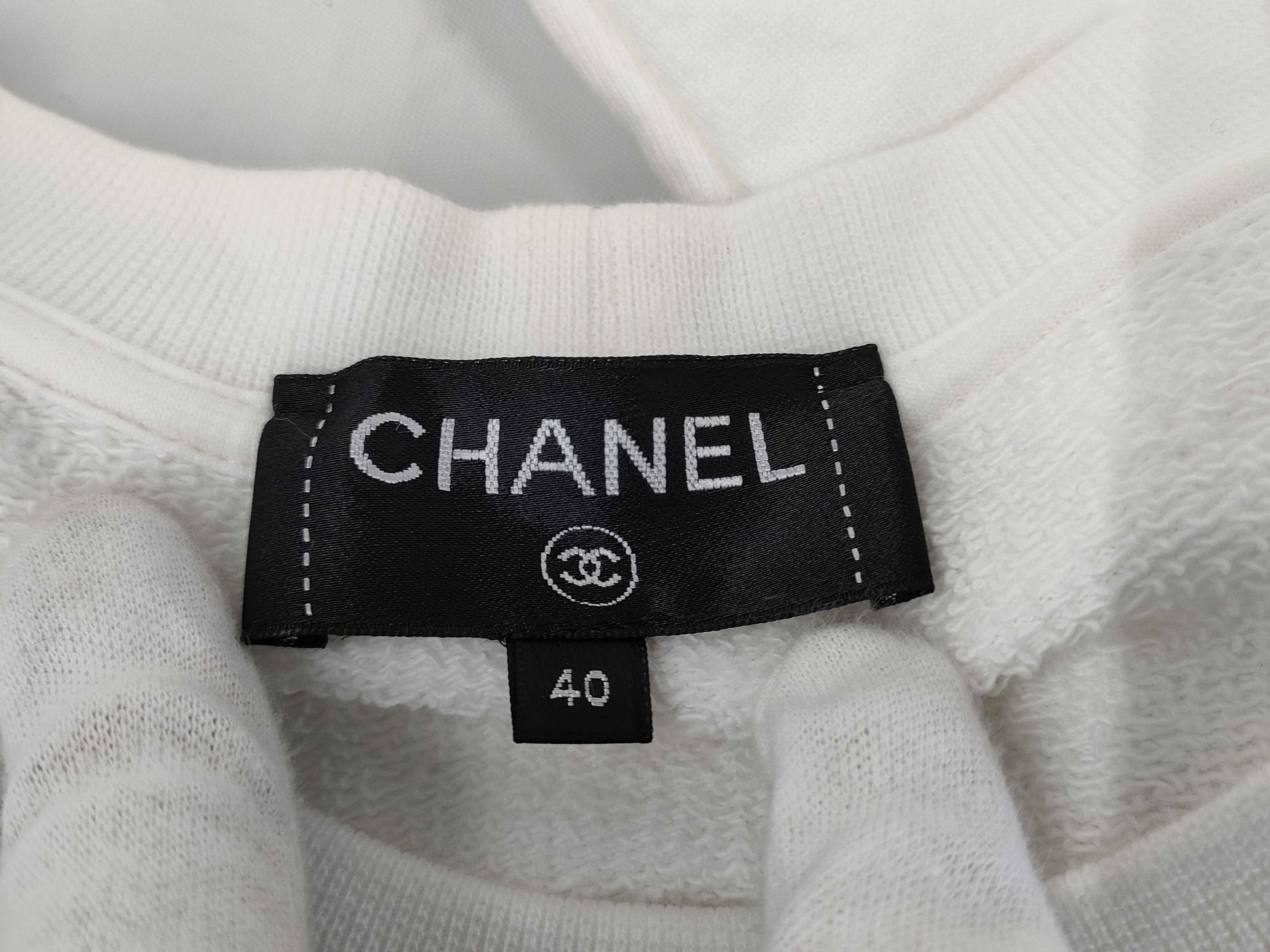 CHANEL Big Coco Mark Sweatshirt Size 40 Top