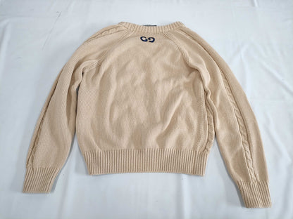 GUCCI Gold Button Cotton Knit Cardigan XS
