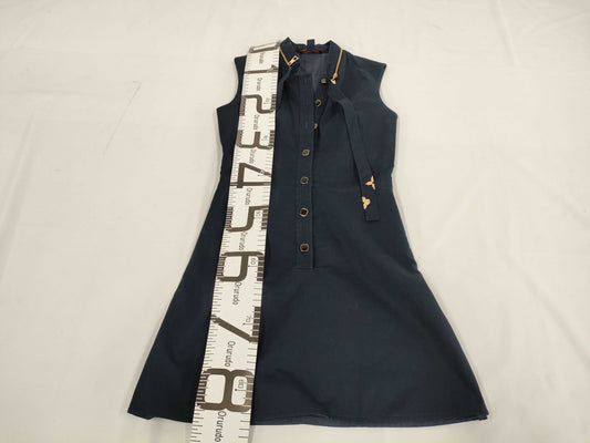 LOUIS VUITTON LOUIS VUITTON Louis Vuitton LV logo button sleeveless dress size 34 dress