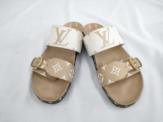 LOUIS VUITTON LOUIS VUITTON Louis Vuitton Monogram Giant Bondia Line Sandals Size 39