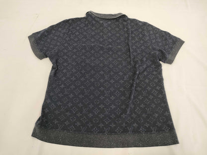 LOUIS VUITTON Louis Vuitton Back Monogram All-Over Print Short Sleeve Polo Shirt Size 4L Tops