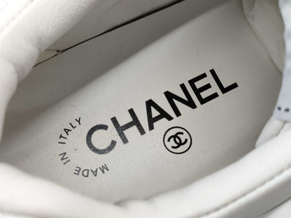CHANEL Coco Mark Low-Cut Sneakers Size 35