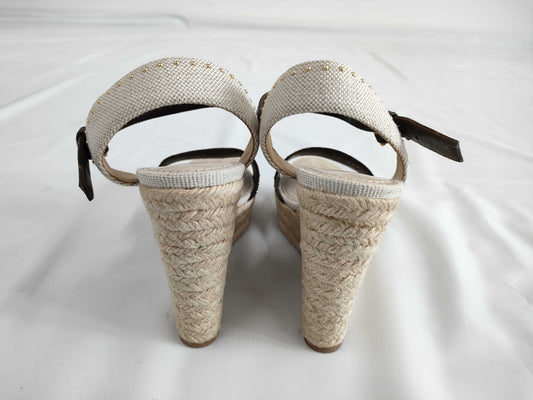 LOUIS VUITTON LOUIS VUITTON Louis Vuitton Coastline Wedge Sandals Size 36 1/2