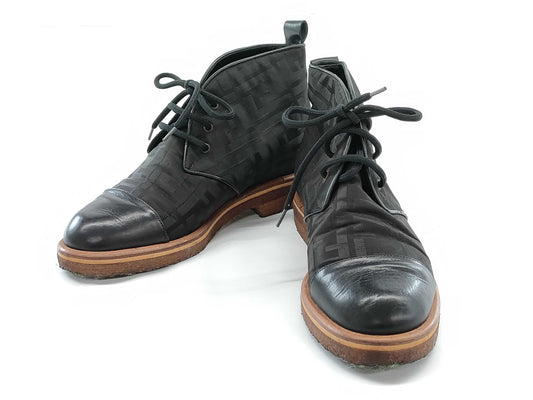 FENDI Zucca nylon ankle boots Other shoes