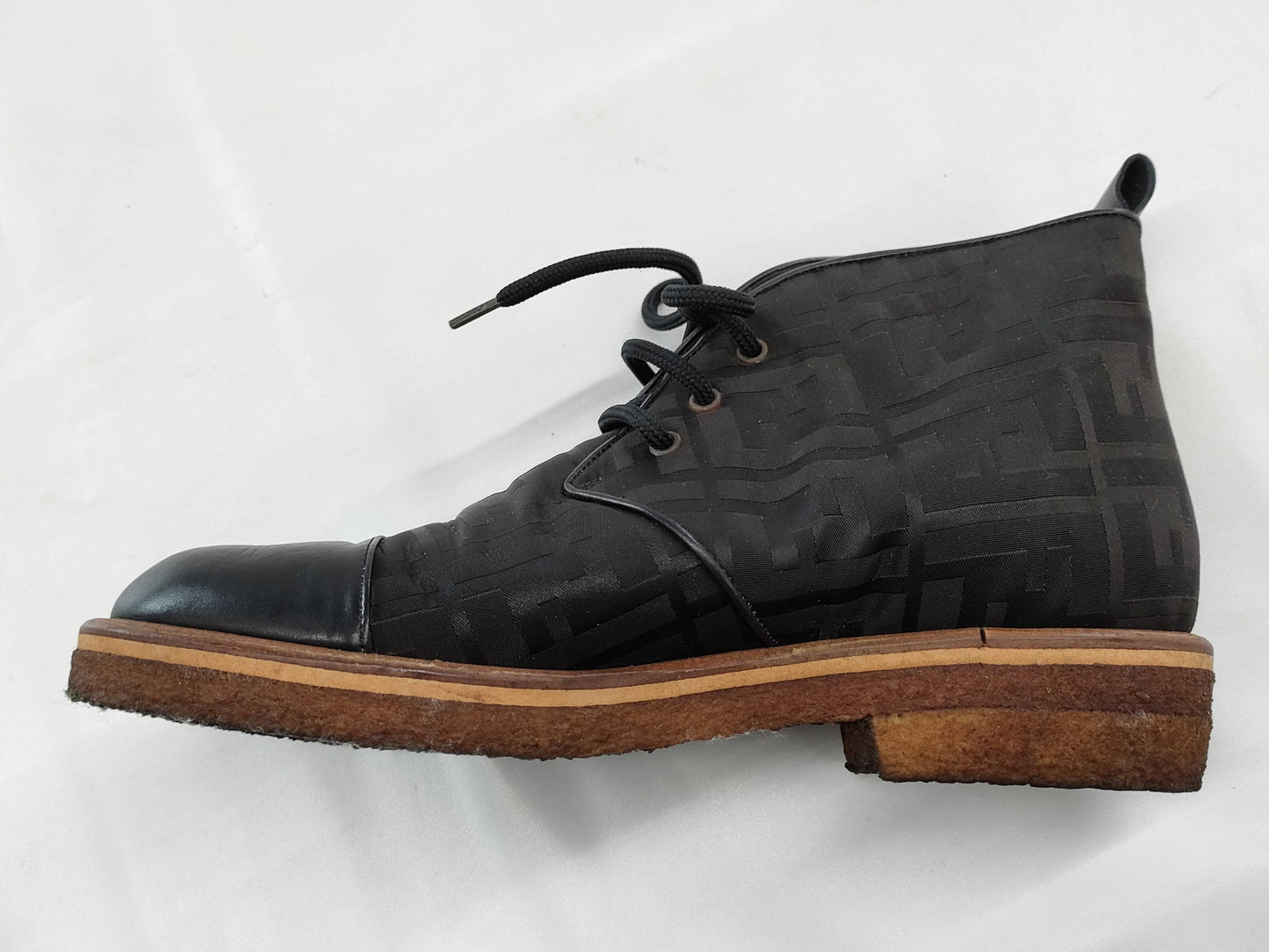 FENDI Zucca nylon ankle boots Other shoes