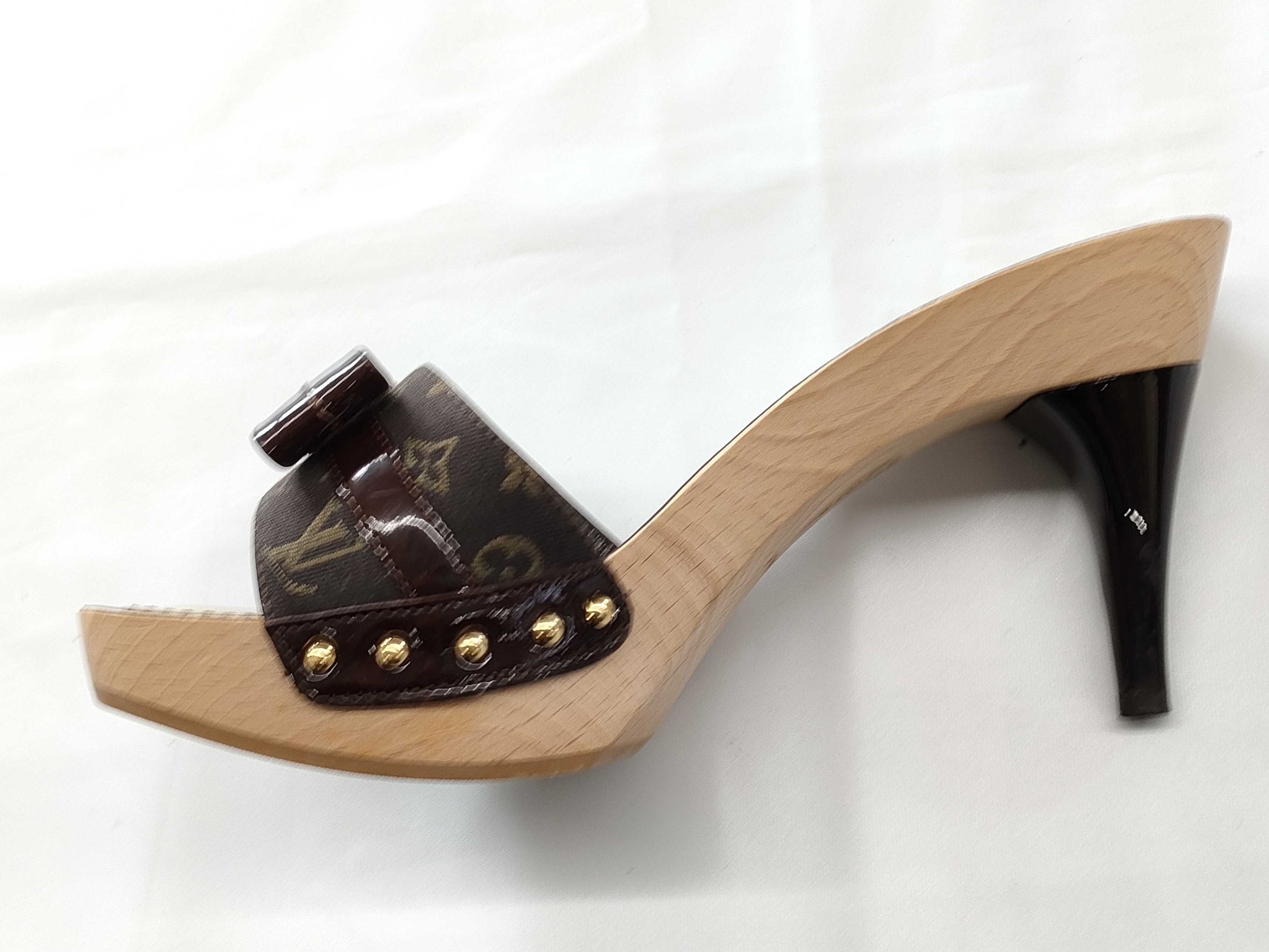 LOUIS VUITTON LOUIS VUITTON Louis Vuitton Monogram Ribbon Sandals Size 36 Mules