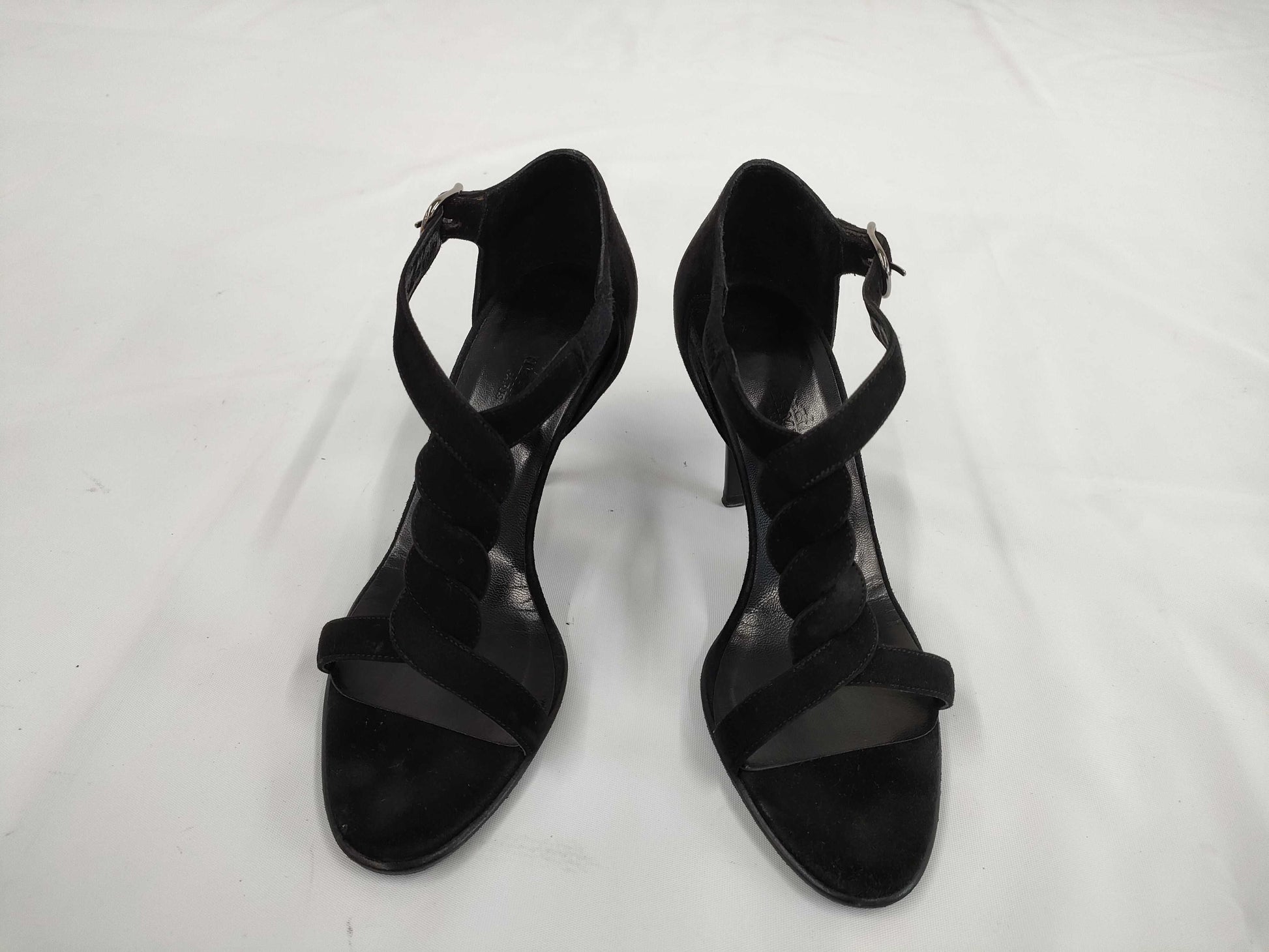HERMES Torsade Suede Sandals Size 36