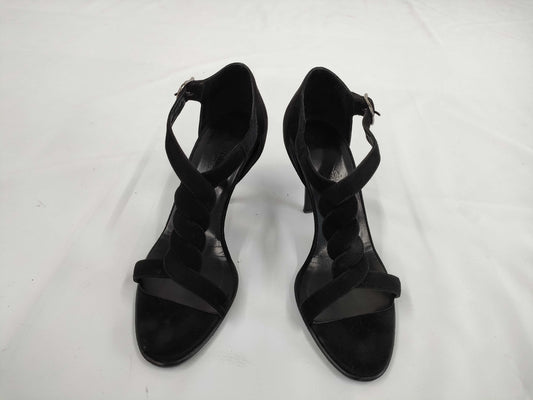 HERMES Torsade Suede Sandals Size 36