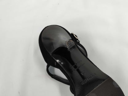 HERMES Torsade Suede Sandals Size 36