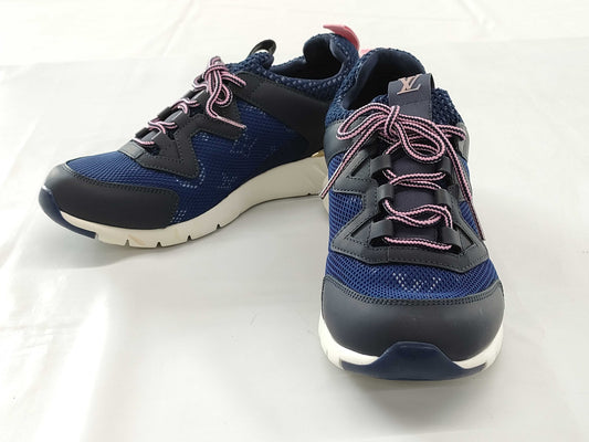 LOUIS VUITTON LOUIS VUITTON Louis Vuitton Monogram After Game Line Mesh Sneakers Size 36
