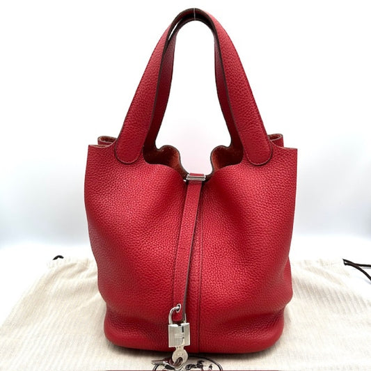 HERMES Picotin Lock MM X Stamped Handbag