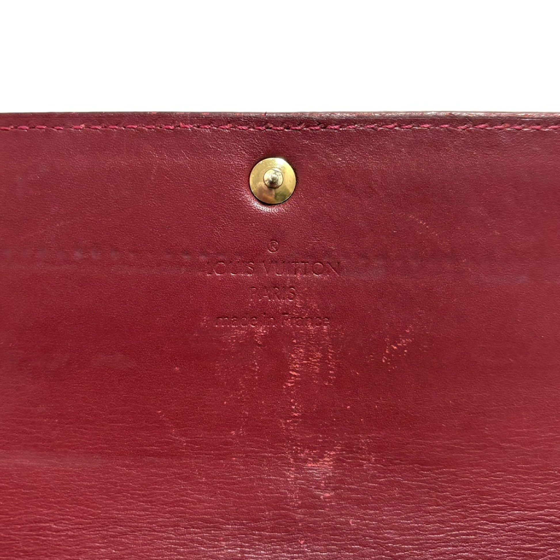 LOUIS VUITTON LOUIS VUITTON Vernis Portefeuille Sarah Wallet