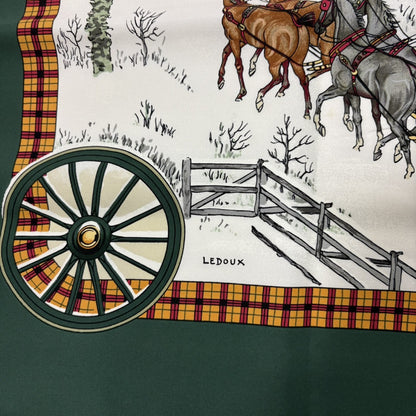 HERMES Winter Mail Carriage Scarf