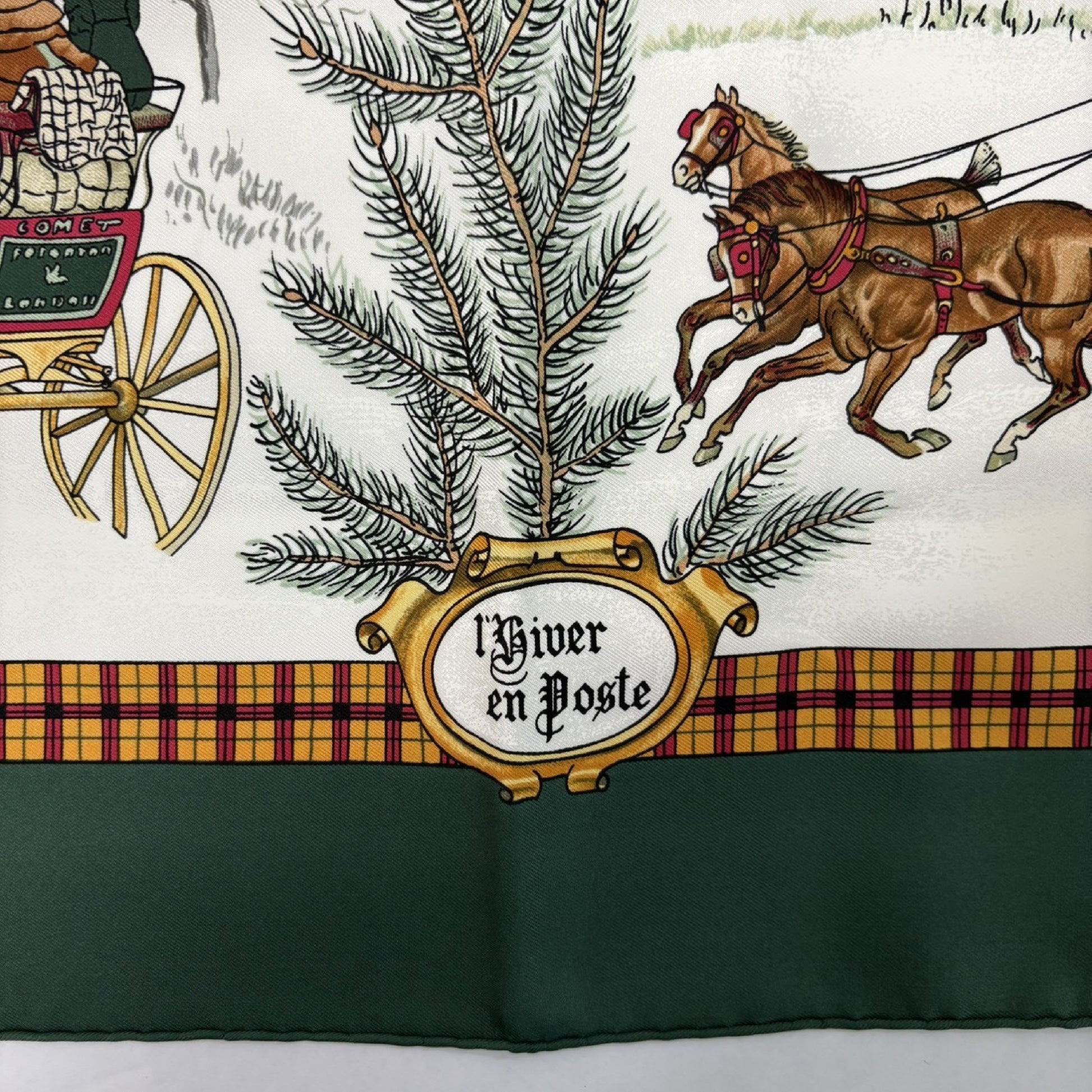 HERMES Winter Mail Carriage Scarf