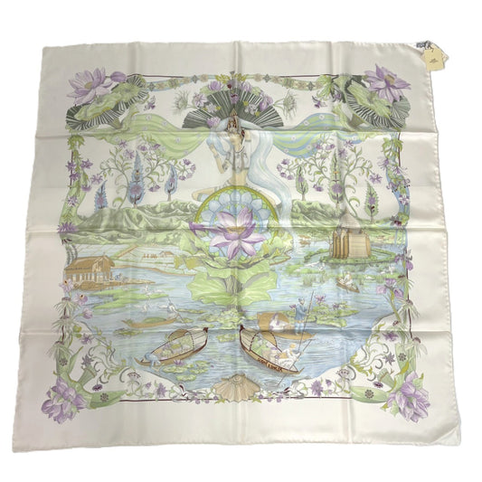 HERMES Carré 90 Saraswati Scarf