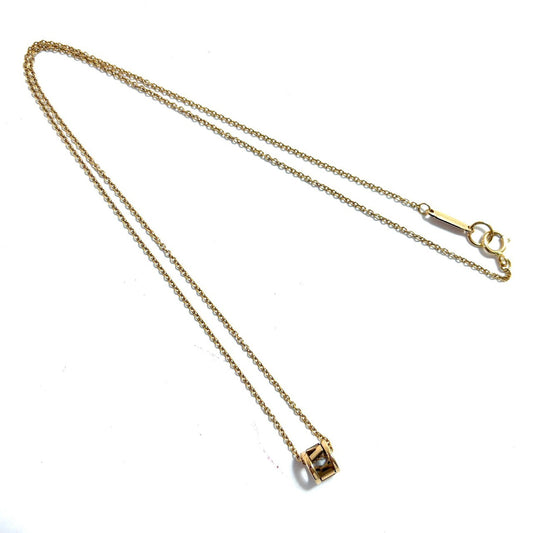 Tiffany & Co. Open Atlas Mini Necklace in PG and AU750, 2.2g 