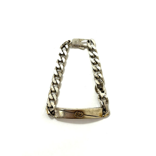 GUCCI Chain Plate Bracelet/925/18.0g Bracelet/Bangle