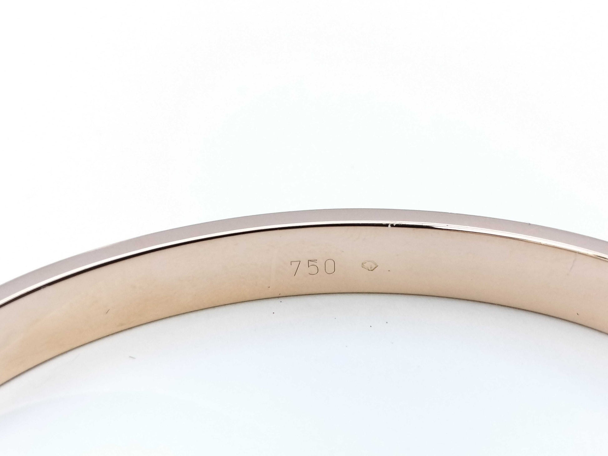 Cartier Old Model Love Bracelet #17 PG 750 31.9g Bracelet/Bangle 