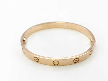 Cartier Old Model Love Bracelet #17 PG 750 31.9g Bracelet/Bangle 