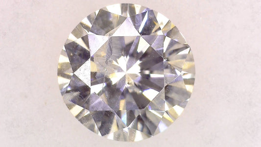 0.639ct H I-2 GOOD/GD/FR FAINT NATURAL 5.33-5.46X3.44 mm Loose Diamond
