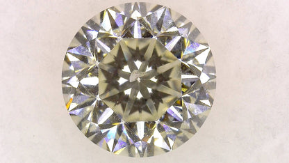 3.245ct L SI-2 FAIR/GD/GD MEDIUM BLUE NATURAL 9.14-9.19X6.12 mm Loose Diamond