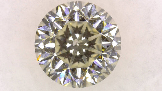 3.245ct L SI-2 FAIR/GD/GD MEDIUM BLUE NATURAL 9.14-9.19X6.12 mm Loose Diamond