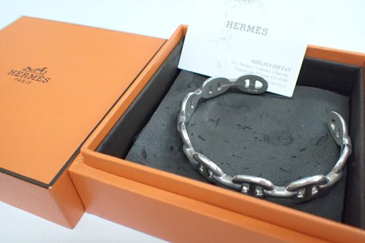 HERMES Chaine d'Ancre Anchaîne Ag925 Bracelet/Bangle, 18.6g