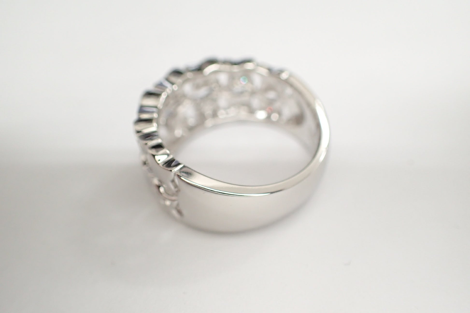 MIKIMOTO D0.17ct PT950 11.9g Ring 