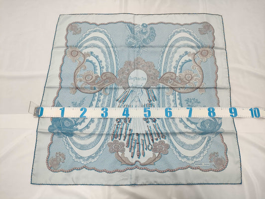 HERMES Carre 90*90 Blue Scarf Scarf