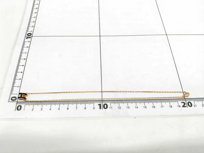 HERMES "Mini Pop H" Black and Pink Gold Hardware Necklace