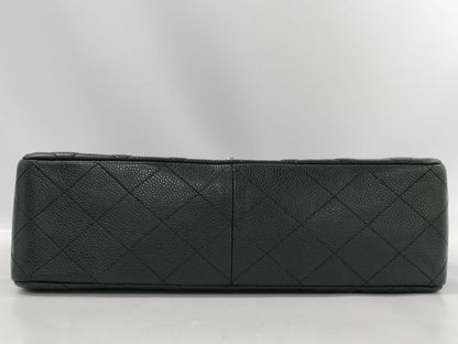 CHANEL Deca Matelasse 30 Caviar Double Chain Shoulder Bag