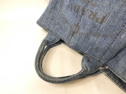 PRADA PRADA Canapa Handbag Denim Handbag