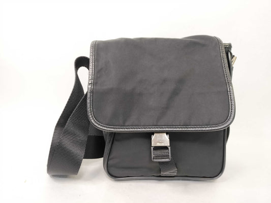 PRADA Nylon PRADA Shoulder Bag Nylon Black Shoulder Bag