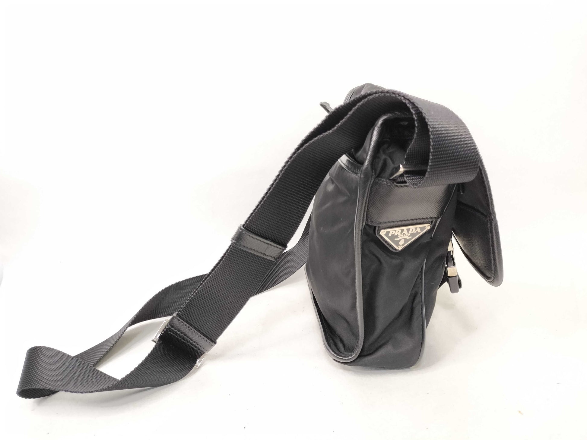 PRADA Nylon PRADA Shoulder Bag Nylon Black Shoulder Bag