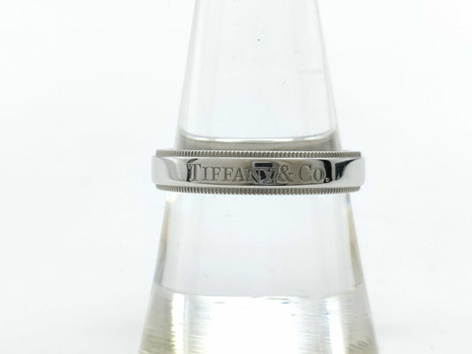 Tiffany & Co. Milgrain PT950 7.8g Ring 