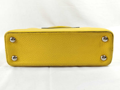 LOUIS VUITTON Taurillon Capucines BB 2-way Yellow M59434 AH4174 Handbag