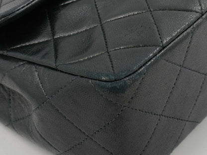 CHANEL Mini Matelasse Lambskin Chain Shoulder Bag, Black, No. 1