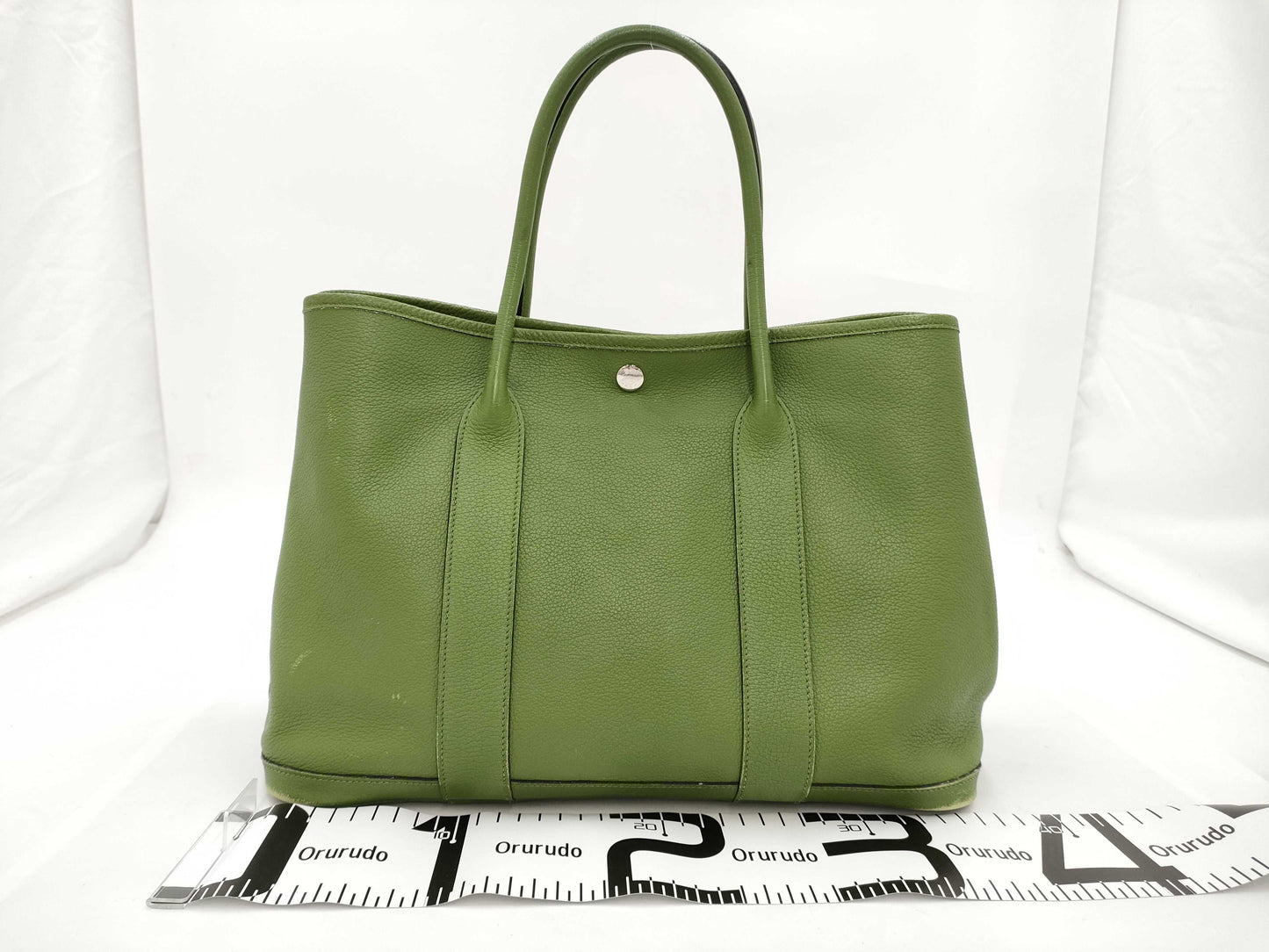 HERMES Garden Party PM Negonda Handbag with M Stamp