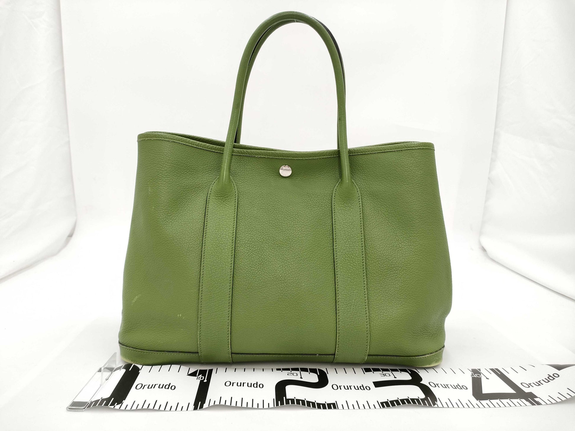 HERMES Garden Party PM Negonda Handbag with M Stamp