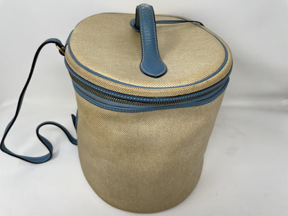 HERMES HERMES Vanity Bag Intercity Blue Jean Handbag