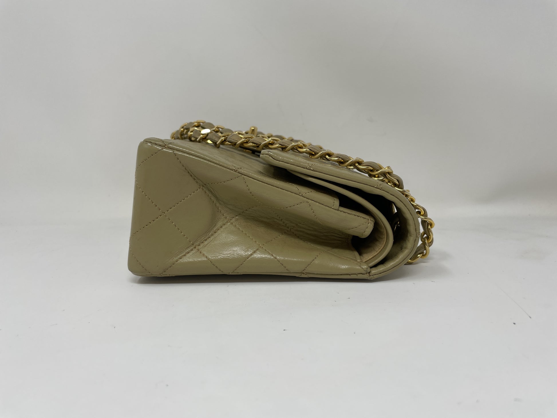 CHANEL CHANEL Shoulder Bag Matelasse Double Flap Beige Shoulder Bag