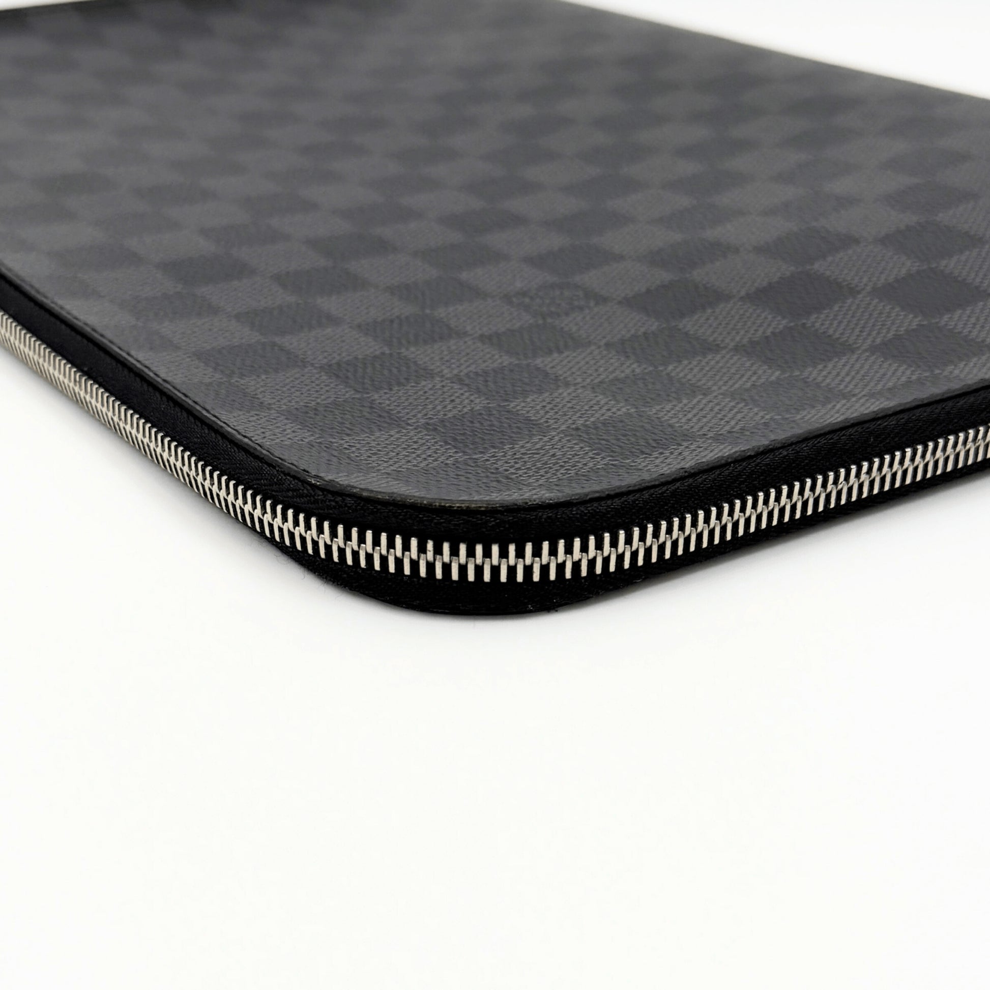 LOUIS VUITTON Damier Graphite Pochette Jour GM N64437 Clutch Bag, Box and Dust Bag Included