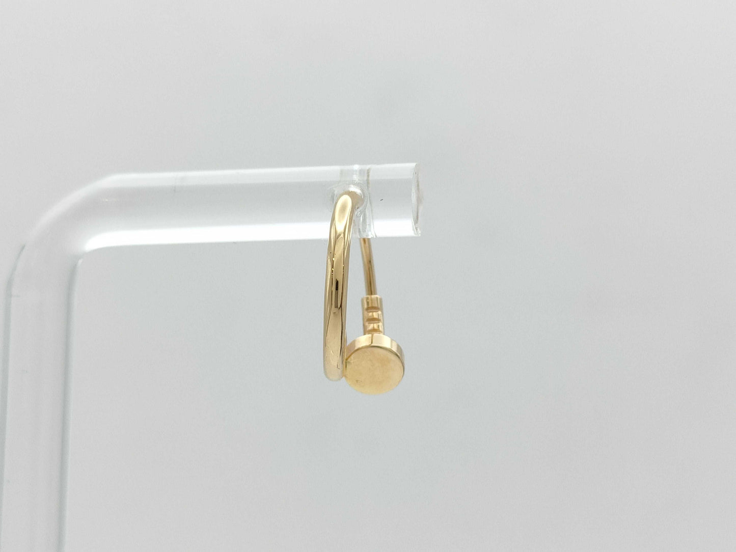 Cartier Juste un Clou single earrings in PG Au750, 1.1g 