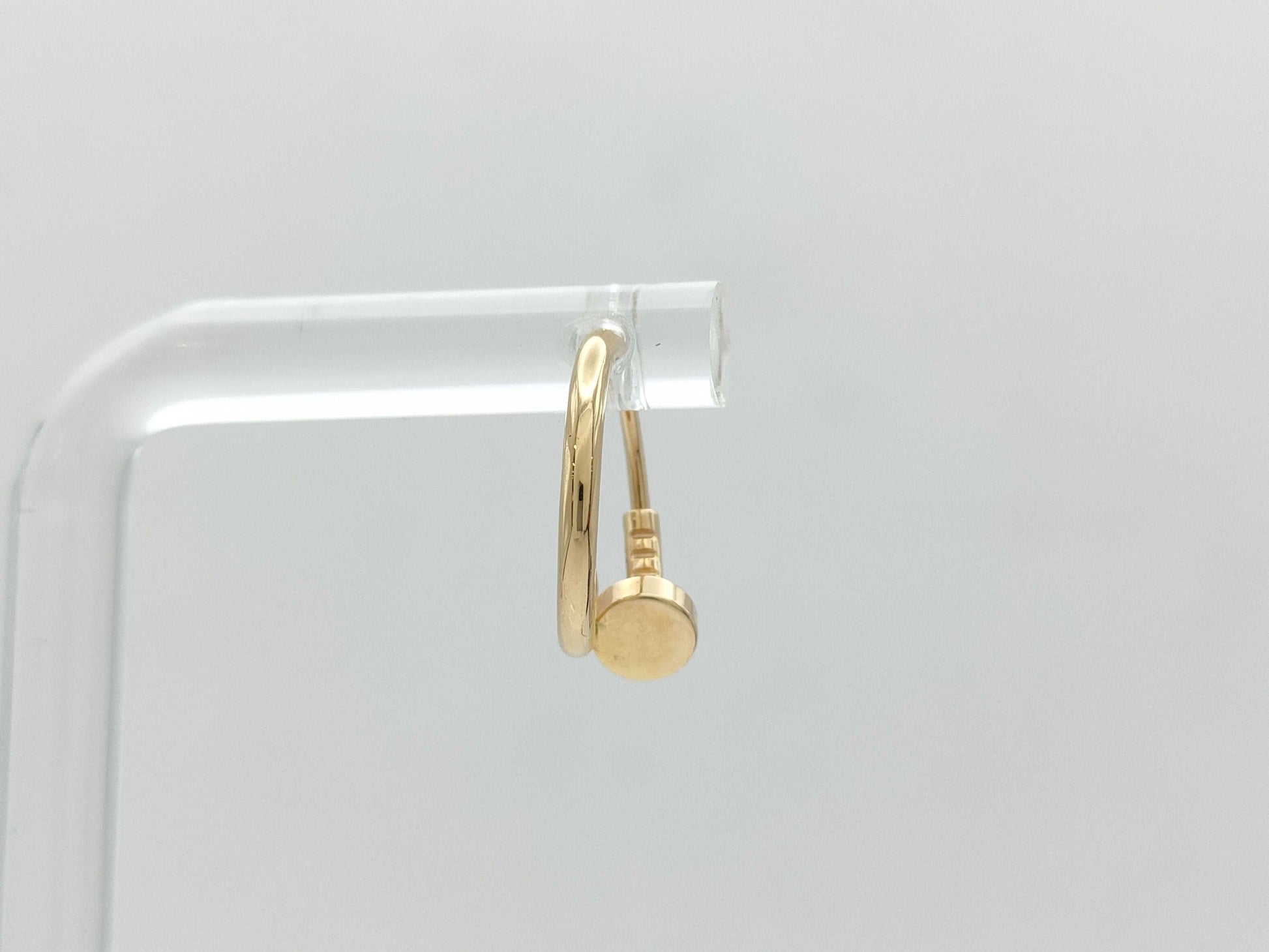 Cartier Juste un Clou single earrings in PG Au750, 1.1g 