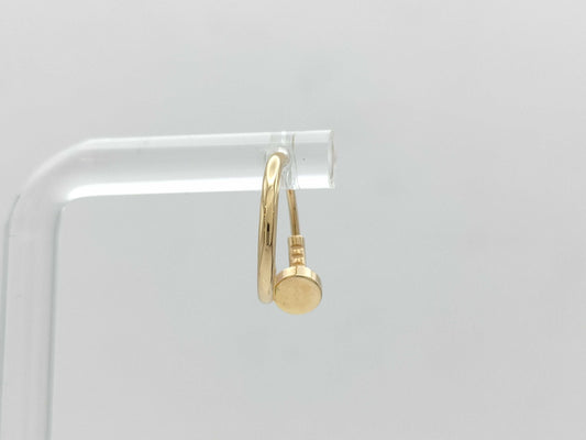 Cartier Juste un Clou single earrings in PG Au750, 1.1g 
