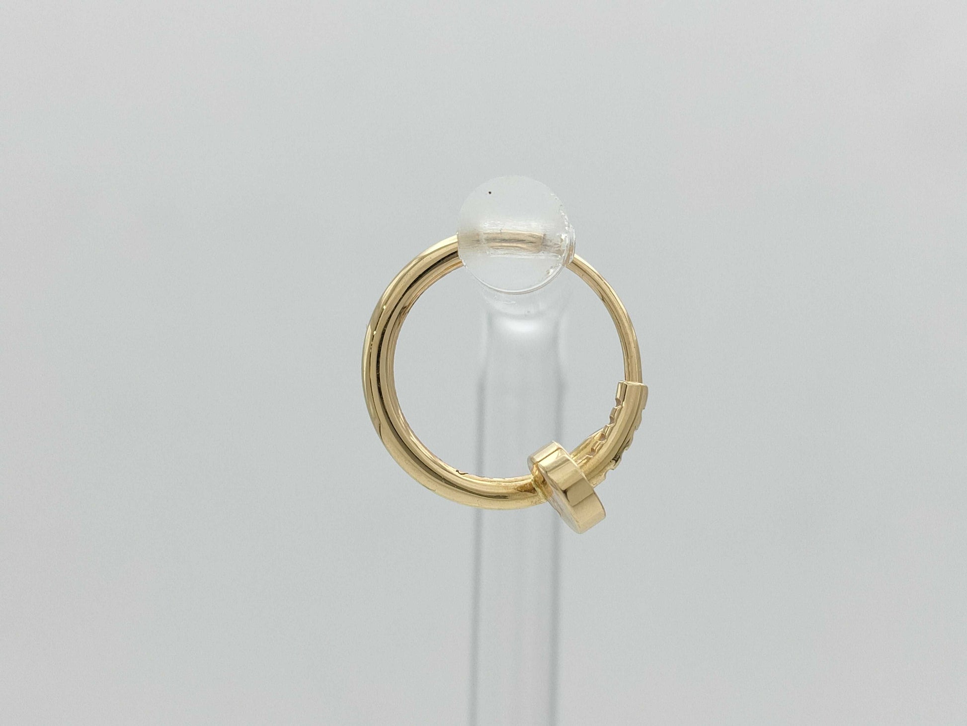 Cartier Juste un Clou single earrings in PG Au750, 1.1g 